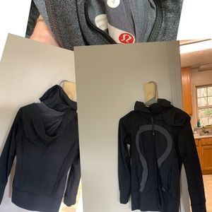 Lululemon Scuba Zip-up dark grey
